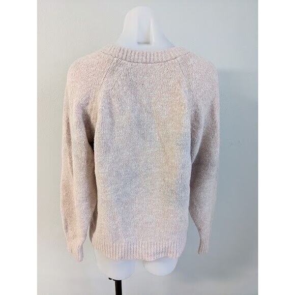 Lavie Womens Sz XL Knit Sweater Pullover Light Pink Wool Nylon Blend Crew Neck - Picture 7 of 10